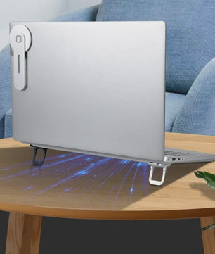 2x Mini Opvouwbare Laptopstandaard - Draagbaar, Verstelbaar & Zelfklevend voor Betere Houding