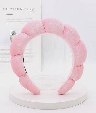 Luxe Velours Make-up Hoofdband - Comfortabel voor Gezichtswas & Huidverzorging