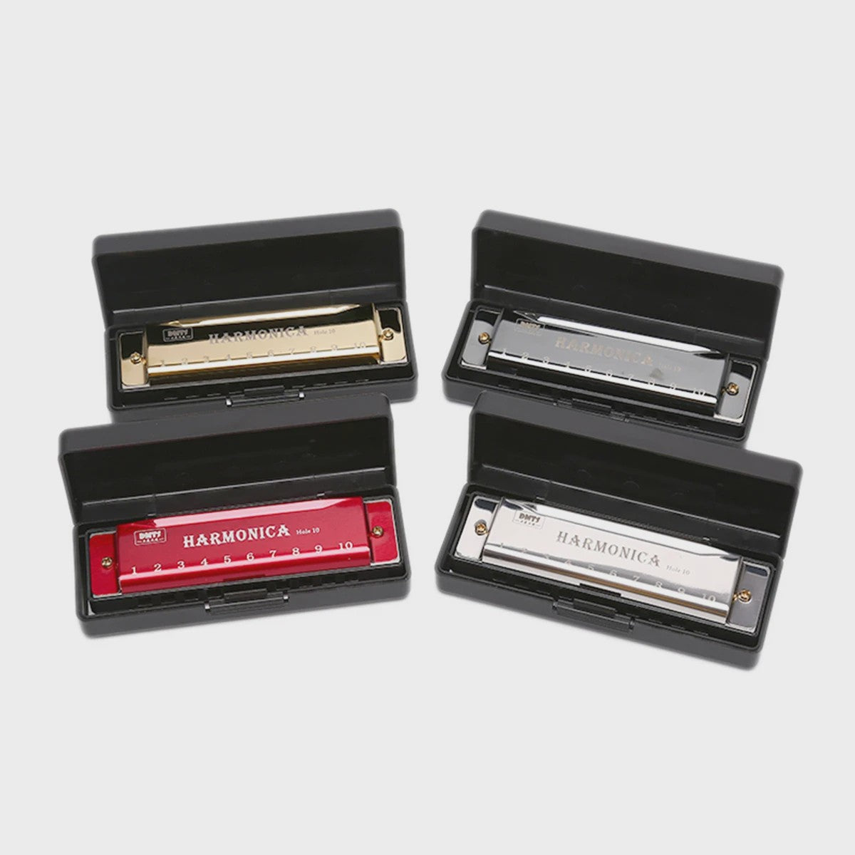 Diatonische C-Harmonica 10 Gaten - Ideaal voor Beginners, Studenten & Kinderen - Inclusief Beschermhoes