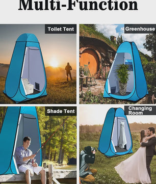 Pop-Up Privacy Tent: Draagbaar Toilet, Douche & Kleedkamer voor Buiten
