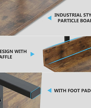 Industriële Boekenkast 5 Lagen - Stevig Staal & Hout Design