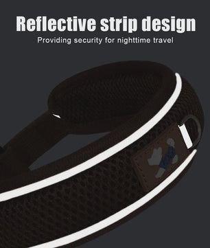 Gepersonaliseerde Hondenhalsband - Ademend Mesh, Reflecterend & Duurzaam