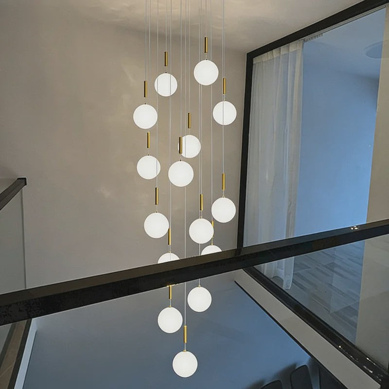 Moderne LED Plafond Hanglamp - Stijlvolle Verlichting voor Woon- en Eetkamer