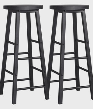 Set van 2 Hoge Barkrukken - Stabiel & Duurzaam - Bistro & Keuken