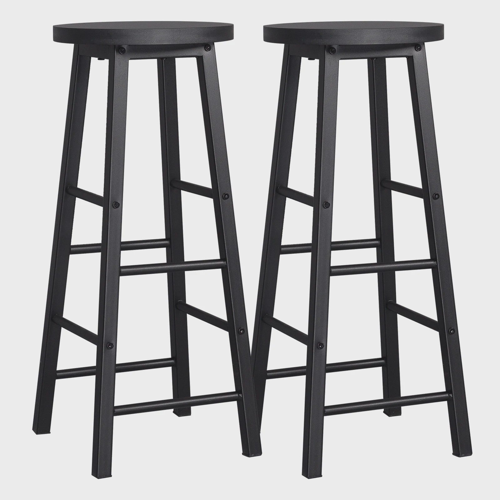 Set van 2 Hoge Barkrukken - Stabiel & Duurzaam - Bistro & Keuken
