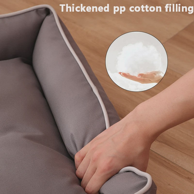 Luxe Vierkante Hondenkussen - Waterdicht & Bite-Resistant - Comfortabel voor Grote Honden en Katten