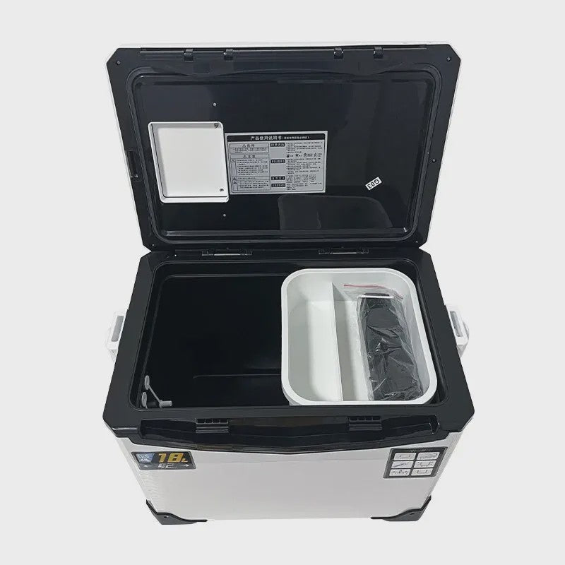 Robuuste Koelbox Visbox Outdoor - Diverse Maten 10L t/m 48L met Draaggreep & Luchtgaten