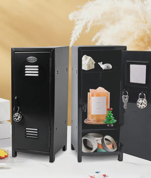 Mini Metal Lockerkastje - Kantoor & Slaapkamer Organizer met Slot
