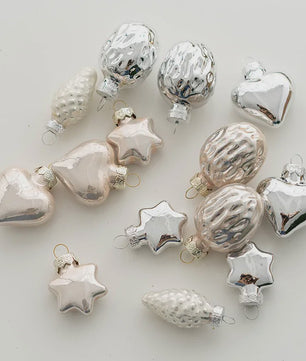 Kerstballen Set 4cm - Glanzend & Mat - Decoratie & Fotografie Props