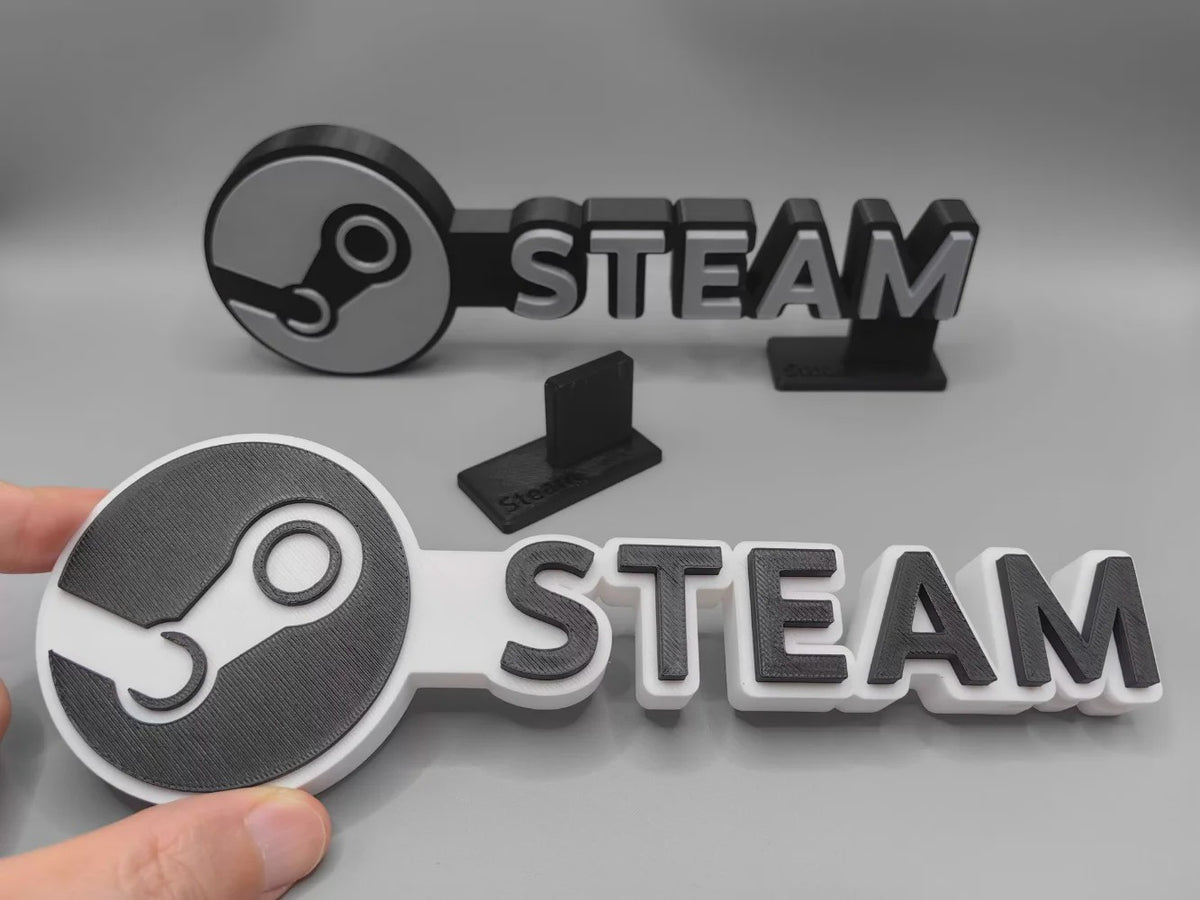 3D Geprint Logo Naamplaat voor Figuren Collectie - Video Game Thema