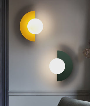 Moderne Wandlamp met Bolvormige Lampenkap - LED Verlichting voor Slaapkamer & Corridor