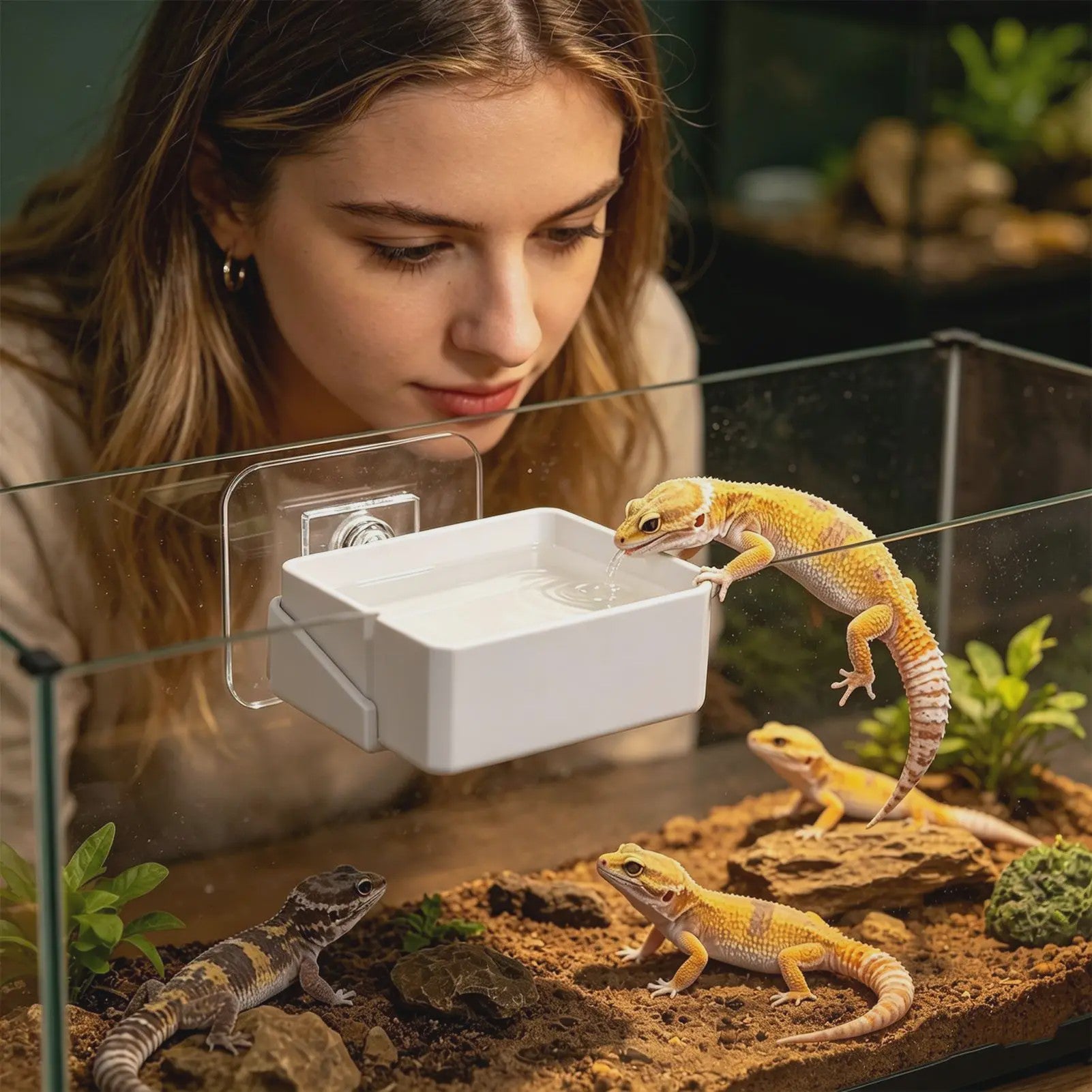 Wandmontage Voerbak voor Reptielen - Veilig en Praktisch