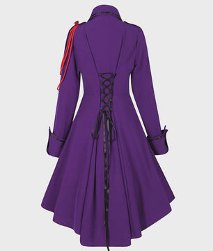 Middeleeuwse Renaissance Lolita Jurk - Vintage Victoriaans Hofkostuum met Strik en Ruches