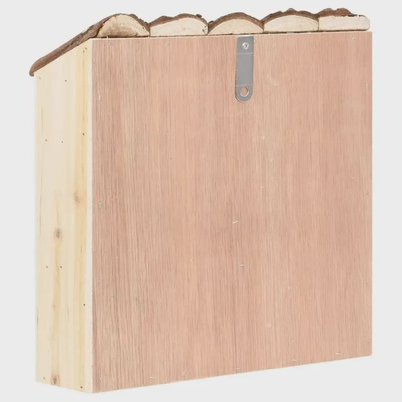 Houten Insectenhotel 30x10x30 cm - Natuurlijk Verblijf voor Bijen en Vlinders