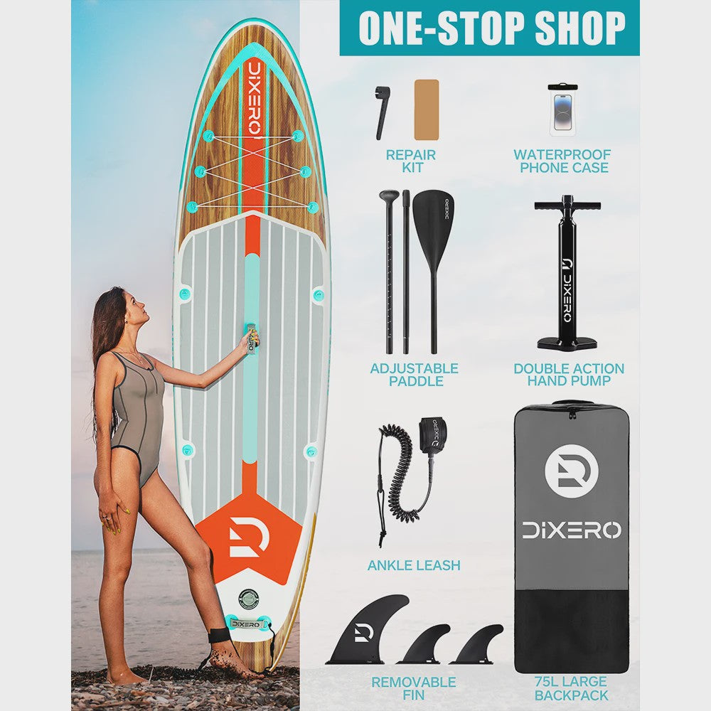 Myboat DIXERO Opblaasbaar Paddleboard 11'' - Complete Set met Kajak Accessoires