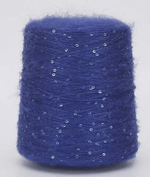 Zacht Pluche Mohair Garen met Pailletten - Kleurrijk Brei-, Haak- en Naaigaren (520g)