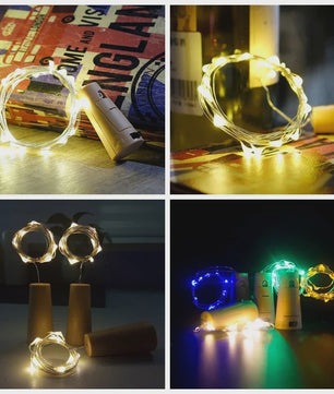 Fleskurk LED Snoerlichtjes - Sfeerverlichting voor Fles, Kerst, Feest & Decoratie