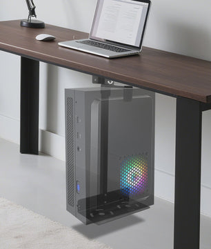 Verstelbare Computer Case Houder voor Onder het Bureau - PC Toren Beugel