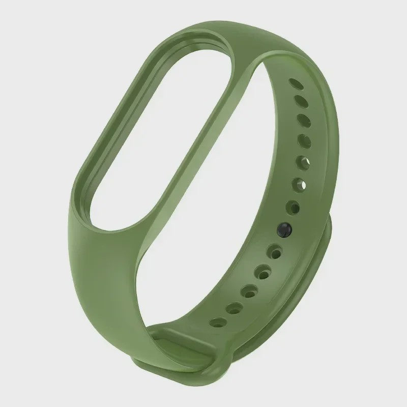 Siliconen Polsband voor Xiaomi Mi Band 7, 6, 5, 4, 3 - Vervangend Bandje Smartwatch Accessoire