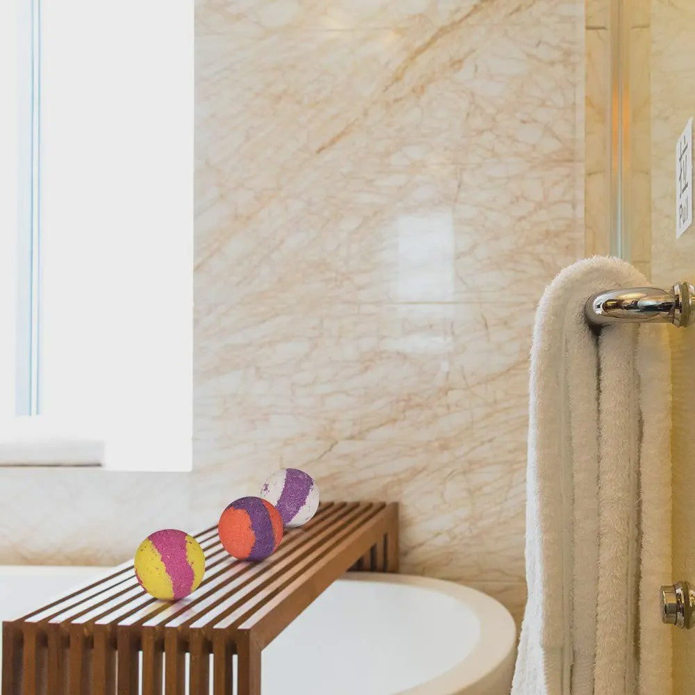 12 Natuurlijke Handgemaakte Badbom Geschenkset - Perfect voor Ontspanning en Spa momenten voor Kinderen en Vrouwen