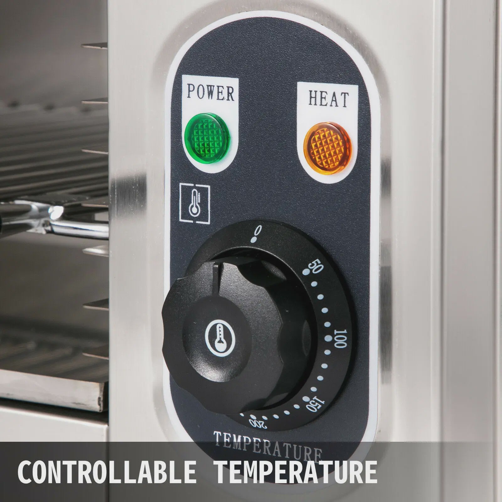 Elektrische Salamander Broiler - RVS - Verstelbaar Rooster - Professionele Keukenapparatuur