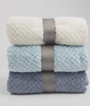 Zachte Fleece Baby Deken - Warm & Comfortabel voor Pasgeborenen, Kinderwagen & Kinderkamer