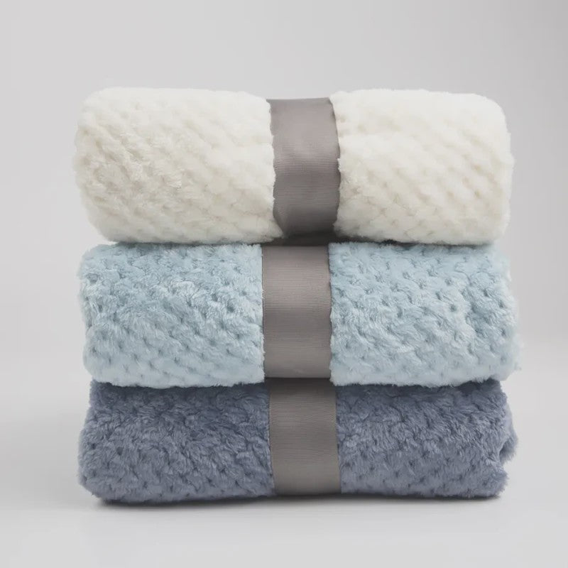Zachte Fleece Baby Deken - Warm & Comfortabel voor Pasgeborenen, Kinderwagen & Kinderkamer