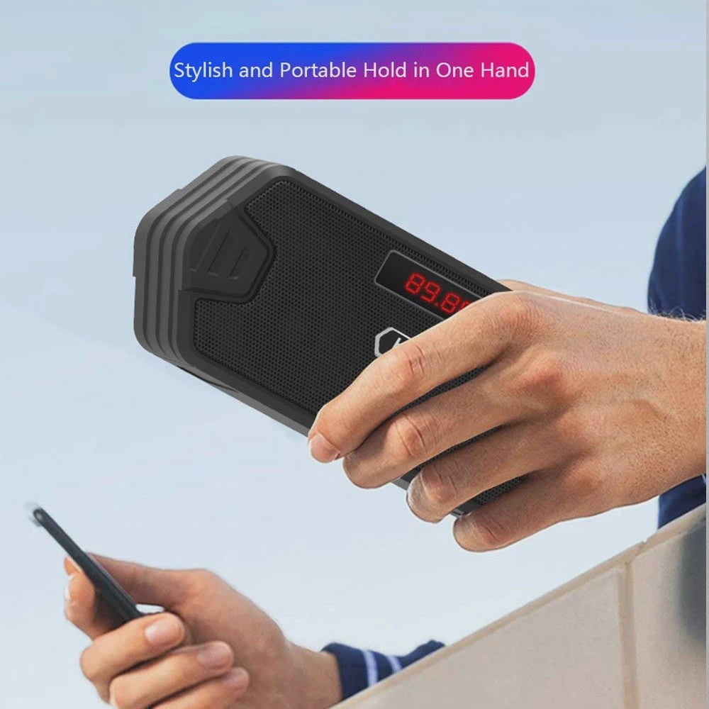 Draagbare Bluetooth Speaker met FM Radio - Hifi Geluid & Krachtige Bass