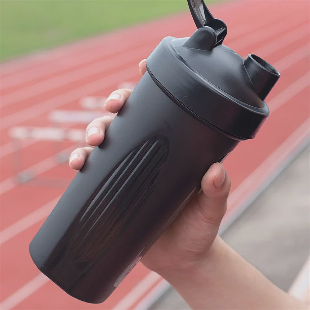 Draagbare Proteïne Shaker Fles 600ml met Garde Bal - Ideaal voor Fitness & Sport