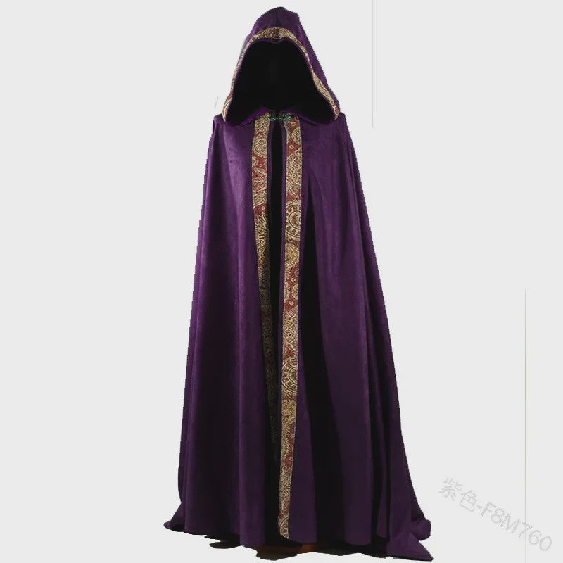Middeleeuwse Kapmantel met Capuchon - Vintage Gothic Stijl voor Heren en Dames