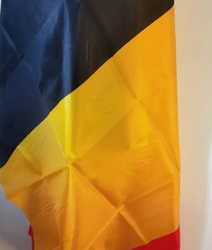 Belgische Vlag 90x150cm Premium Polyester - Duurzaam & Dubbel Gestikt