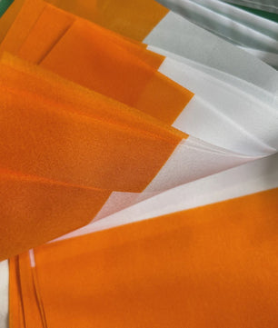 Ierse Vlaggetjes Slinger - Groen, Wit, Oranje - Feestdecoratie & St. Patrick's Day