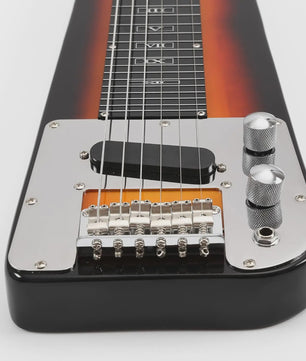Elektrische Lap Steel Gitaar met Gigbag en Slide Bar - Sunburst