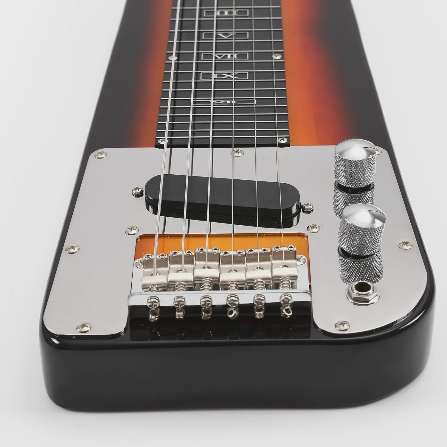 Elektrische Lap Steel Gitaar met Gigbag en Slide Bar - Sunburst