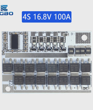 100A BMS Beschermingsbord voor 3S/4S/5S Li-ion Batterijen (12.6V-21V)