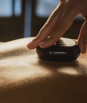 Hot Stones Massage Set - 6 Basaltstenen voor Ontspanning & Therapie