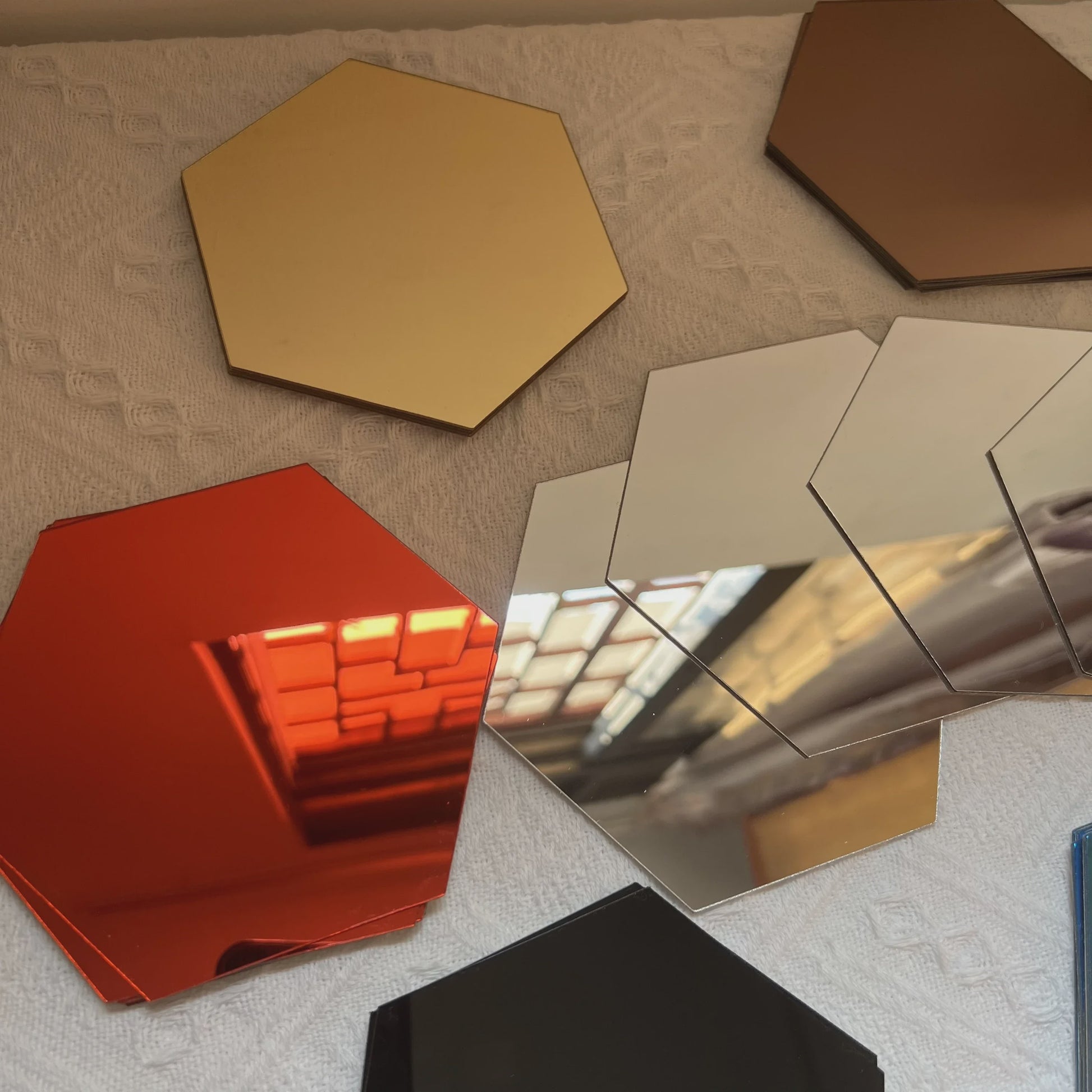 Zelfklevende Hexagon Spiegel Wandstickers - 3D Decoratie voor Elke Ruimte - DIY