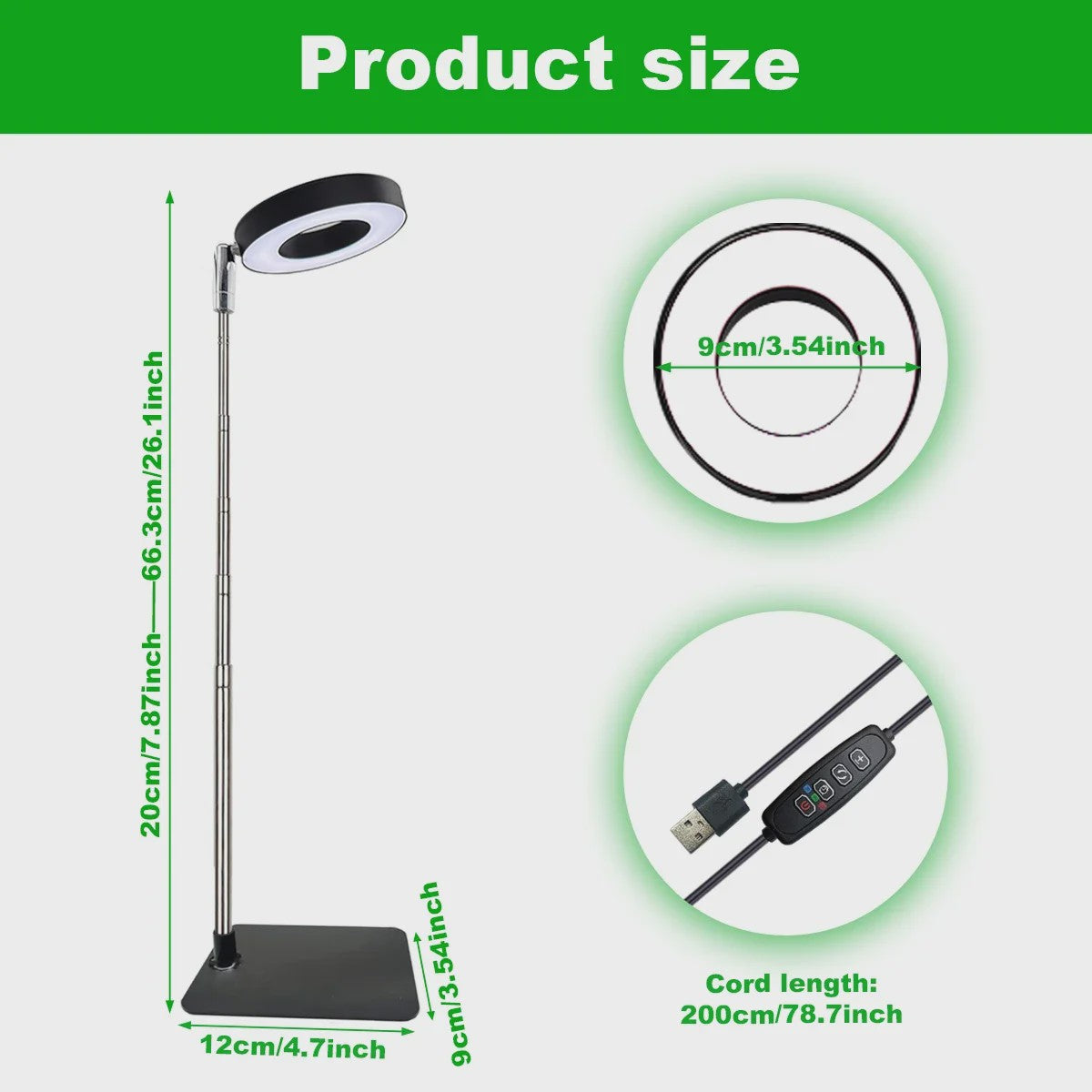 HOMEFISH LED Plantengroeilamp met Timer & Dimfunctie - Volledig Spectrum