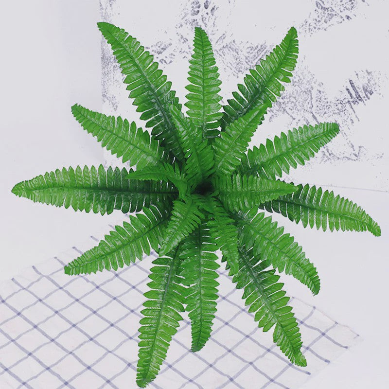 Grote Kunstvaren Plant (46-58cm) - Zijde Bladeren voor Wanddecoratie, Huis & Tuin