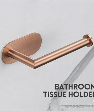Rose Goud Toiletrolhouder - Keukenrolhouder & Handdoekhaak - Wandmontage