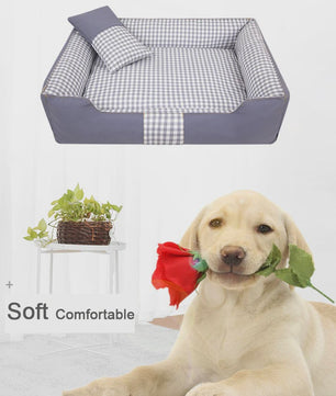 Comfortabel Hondenhok & Kattenmand - Wasbaar, Waterdicht Slaapbed voor Puppy's en Kleine Honden
