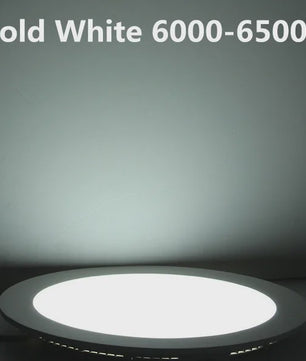 Ultra Dunne LED Panel Downlighter - Rond Verzonken Plafondlamp