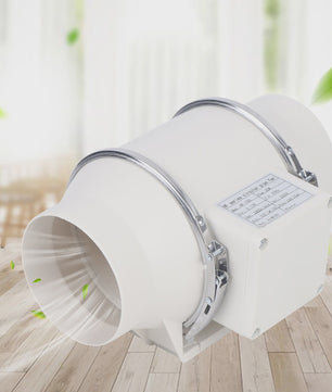 Stille Afzuigventilator 220V voor Kanalen - Keuken, Badkamer, Toilet - 2600RPM