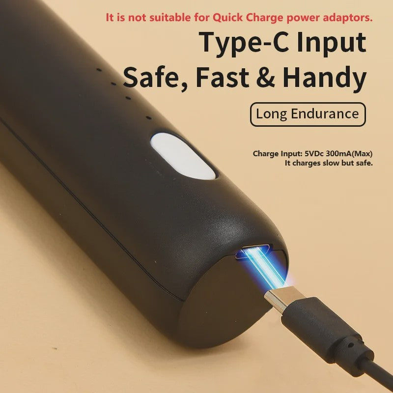 Draadloze Elektrische Melkopschuimer & Eierklopper met Type-C Opladen - 3 Snelheden