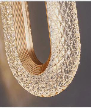 Moderne Kristallen LED Hanglamp - Stijlvolle Verlichting voor Woonkamer & Slaapkamer