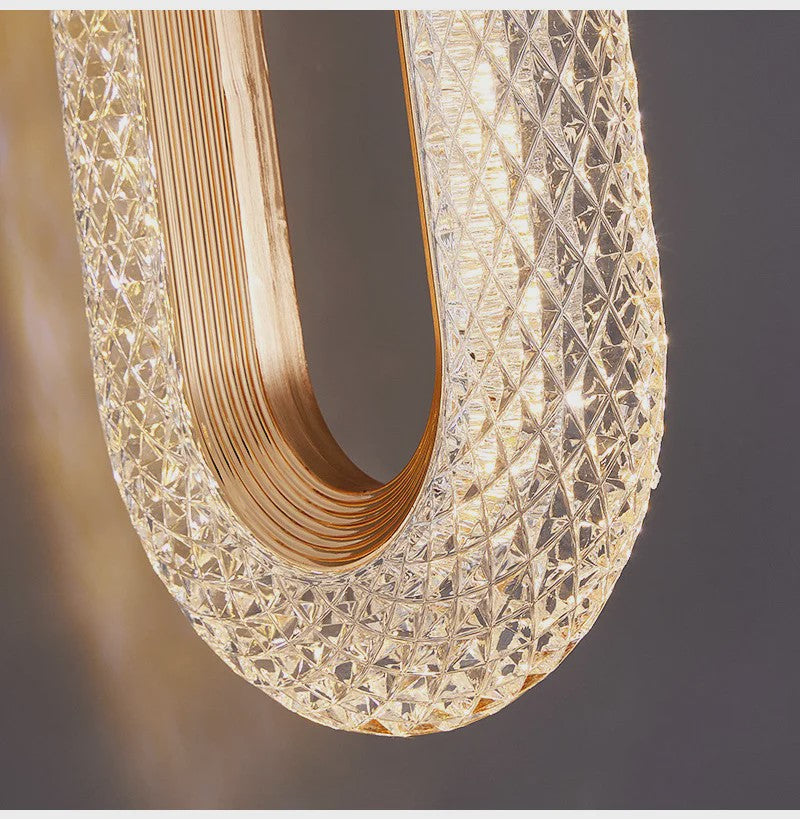 Moderne Kristallen LED Hanglamp - Stijlvolle Verlichting voor Woonkamer & Slaapkamer