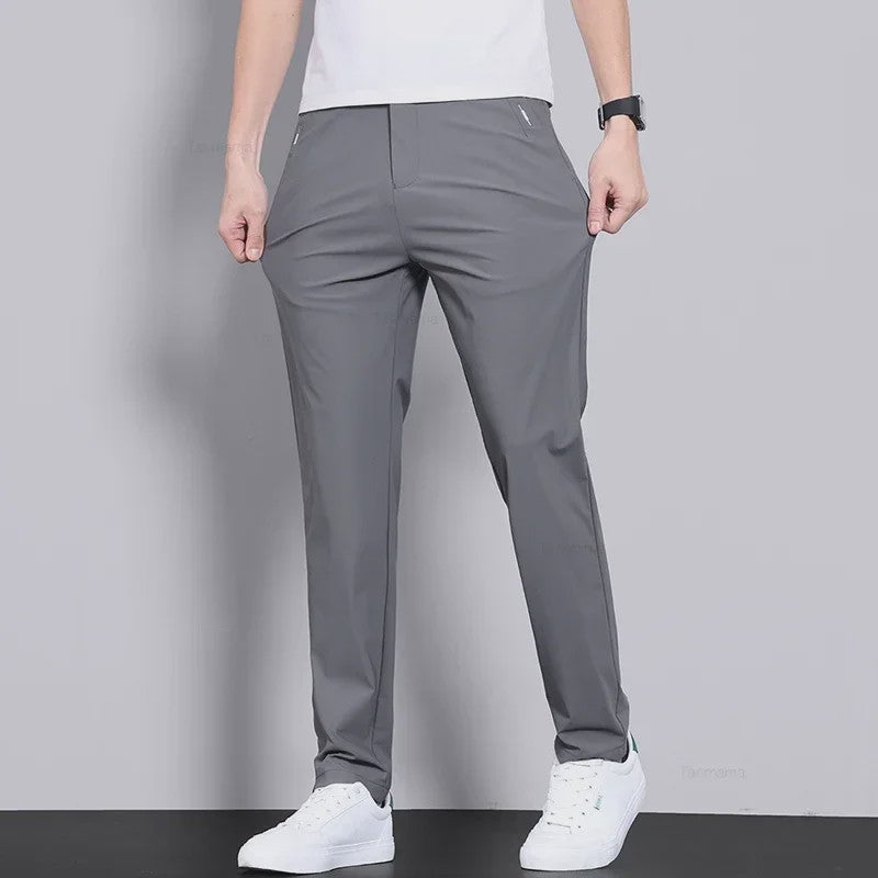 Herfst/Winter Heren Casual Broek - Elastisch, Sneldrogend & Ademend