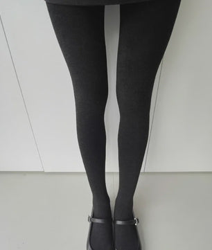 Dames Panty Hoge Taille Elastische Druk Tights - Autumn Gray - Body Shaping Leggings
