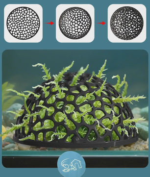 Aquarium Schuilplaats Koepel - Perfect voor Garnalen & Betta Vissen