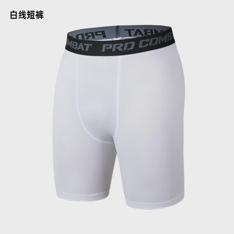 Heren Compressie Sportlegging Shorts - Sneldrogend & Stretch voor Fitness, Hardlopen, Basketbal Training